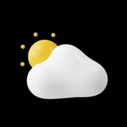Partly cloudy